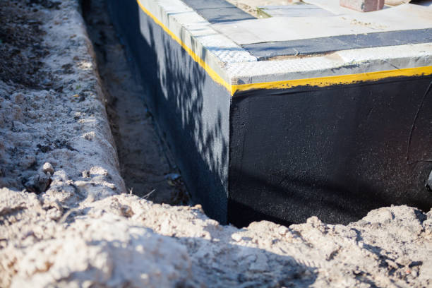Professional Exterior Waterproofing technician working in Rockville, MN